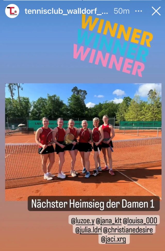 Damen 1 – Heimspiel – SIEG!