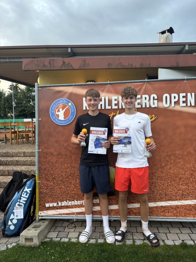 Turniergewinn beim 6. Kahlenberg Open Youth Cup